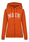 Sweatjacke - Moin - orange